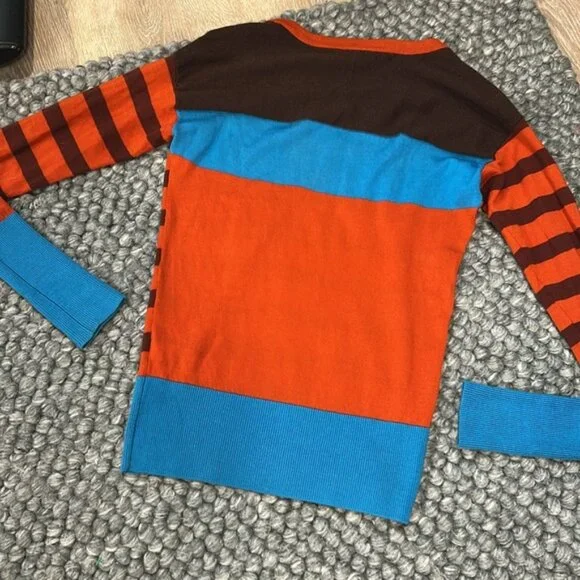 Marc by Marc Jacob’s 100% Merino Wool Striped Sweater Size XS - Picture 9 of 10